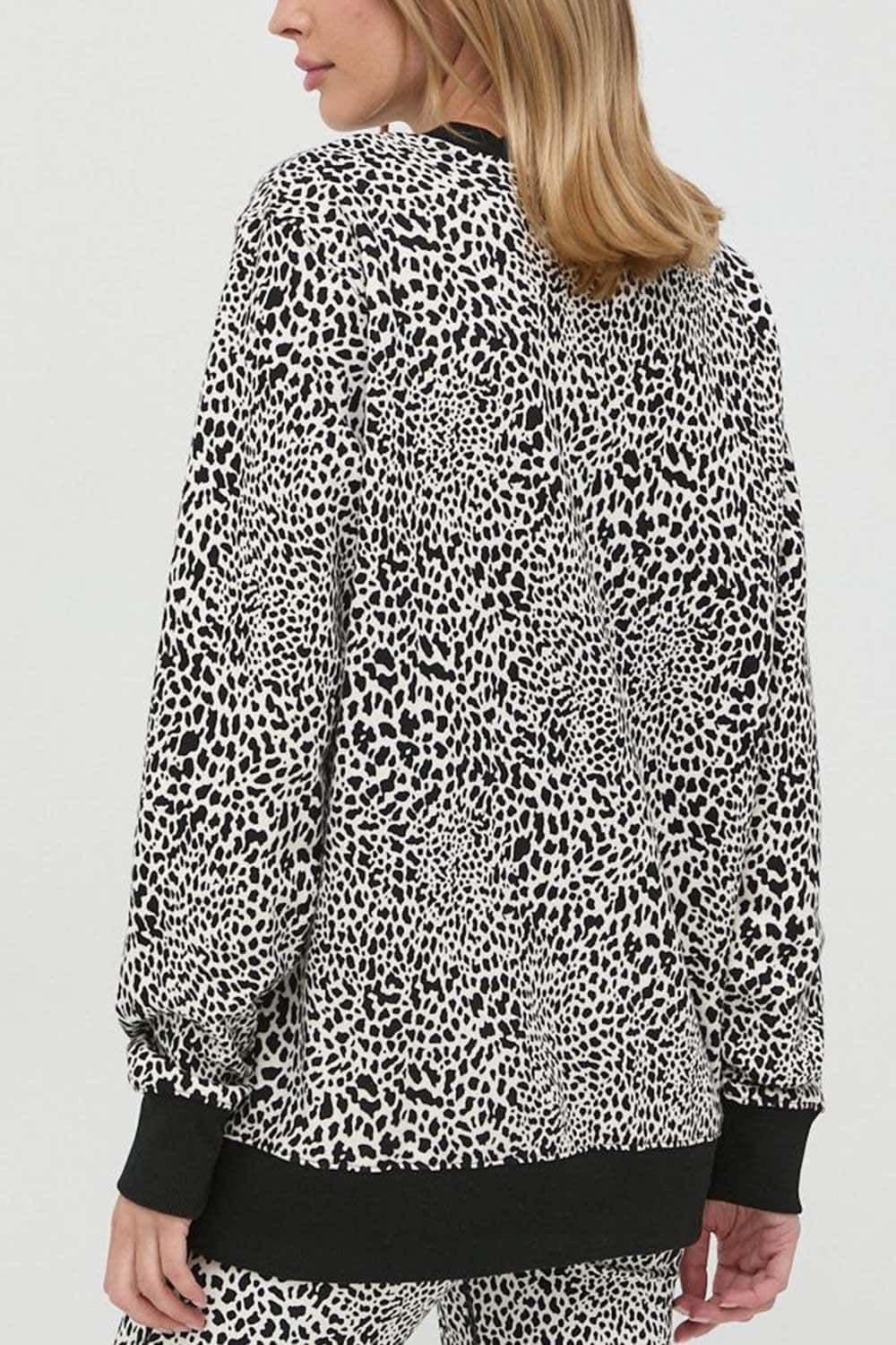 New collection MICHAEL KORS SOFT ORGANIC COTTON TOP IN ANIMAL PRINT