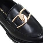 Default MOURTZI BLACK CHUNKY LOAFERS