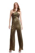 Clothing BE YOU GOLD METALLIC JUMPSUIT