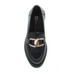 Default MOURTZI BLACK CHUNKY LOAFERS