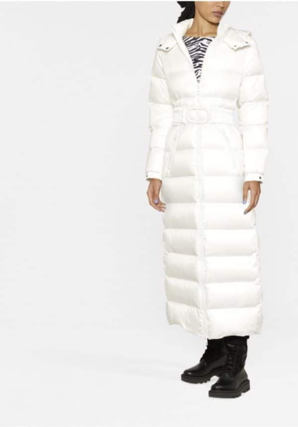 Clothing Offers TWINSET LONG WHITE PUFFER