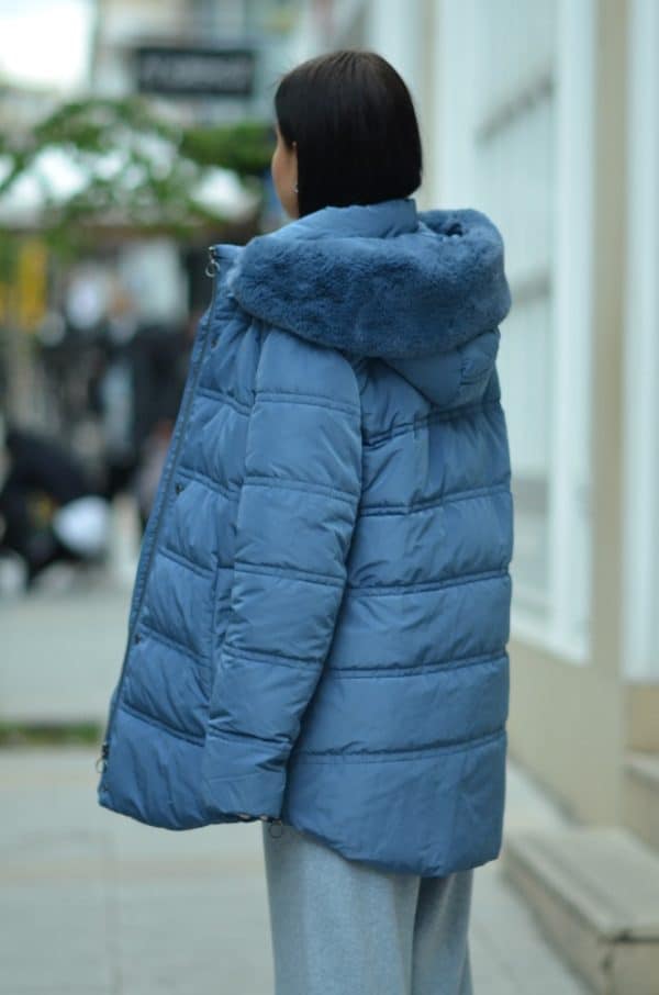 Clothing PUFFER WITH FLORAL LINING