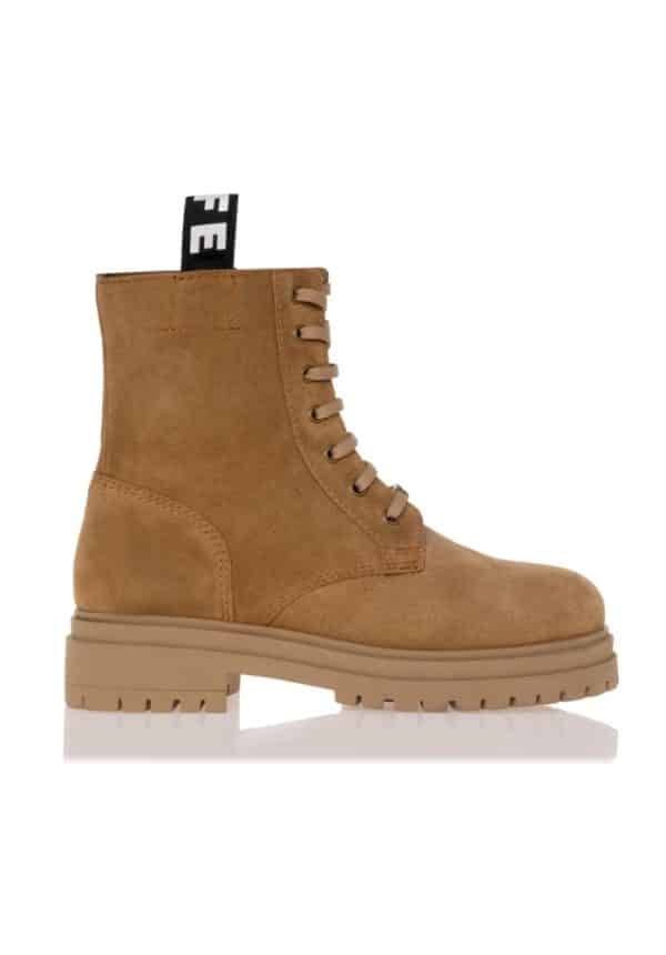 Boots SANTE LACE UP CAMEL BOOTIES