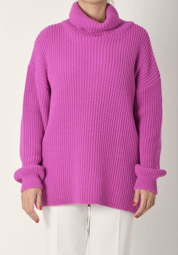 Clothing MY T KNITTED TURTLENECK BLOUSE