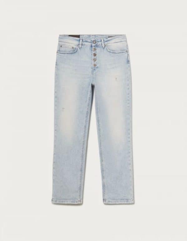 Dondup Koons Loose Fit Jeans In Stretch Denim