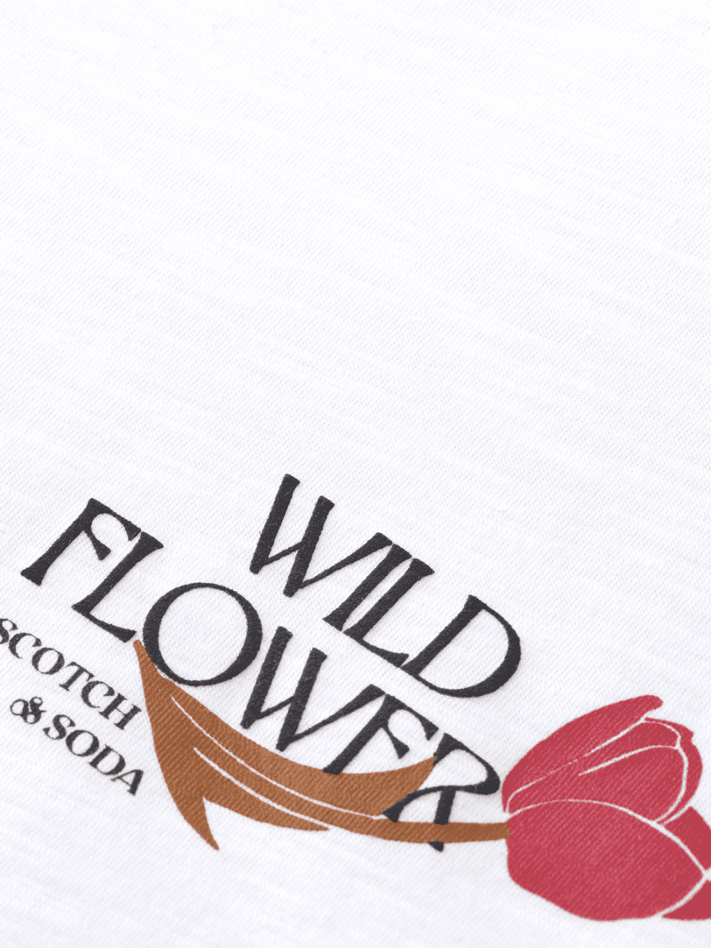 Scotch & Soda Loose Fit Wildflower Artwork T Shirt