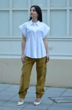 Default CKONTOVA LONG WHITE SHIRT
