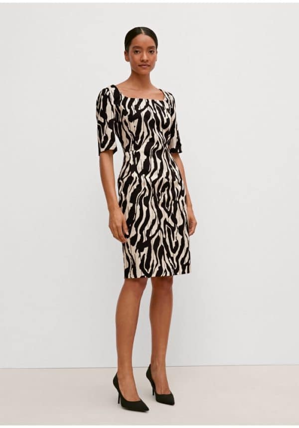 Comma Dress With All Over Print