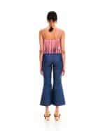 We Are Denim Flared Cropped Pants