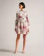 Ted Baker Fleurz Linen Mini Dress