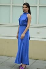 Default CKONTOVA BACK TIE BLUE DRESS