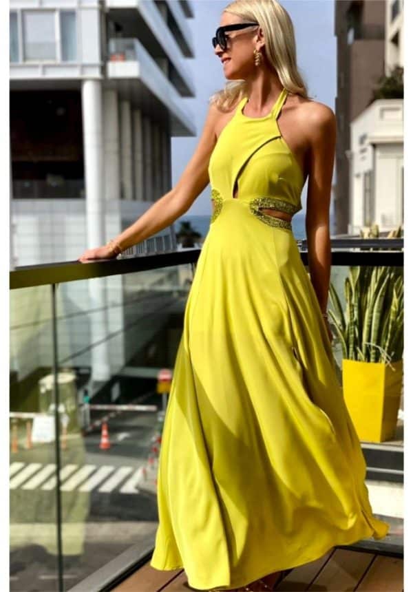 Be You Lime Maxi Dress