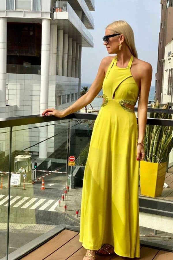 Clothing BE YOU LIME MAXI DRESS