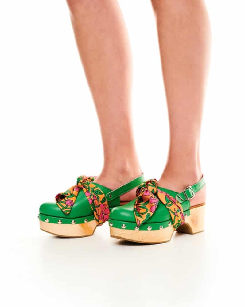 We Are Enbois Green Clogs