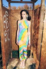 Default LOVE + ALICIA JUNE HALTERNECK PRINTED DRESS