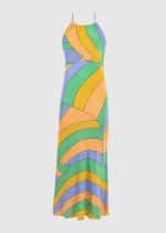 Default LOVE + ALICIA JUNE HALTERNECK PRINTED DRESS