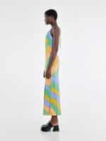 Default LOVE + ALICIA JUNE HALTERNECK PRINTED DRESS