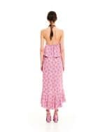New collection WE ARE HALTER-NECK A-LINE TOP CACTUS PINK