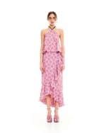 New collection WE ARE HALTER-NECK A-LINE TOP CACTUS PINK
