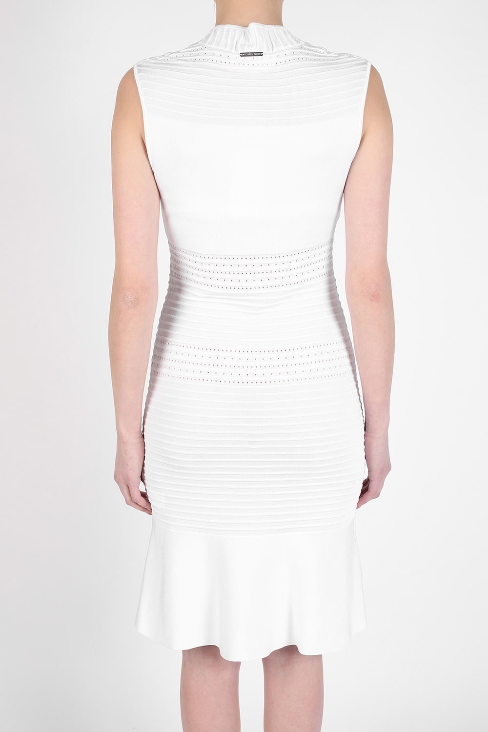 Michael Kors White Ribbed Dress