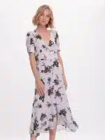 Michael Kors Lavender Mist Floral Dress