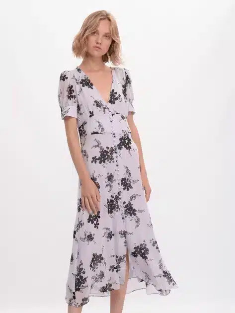 Michael Kors Lavender Mist Floral Dress