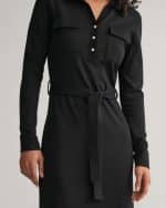 Gant Slim Polo Jersey Dress