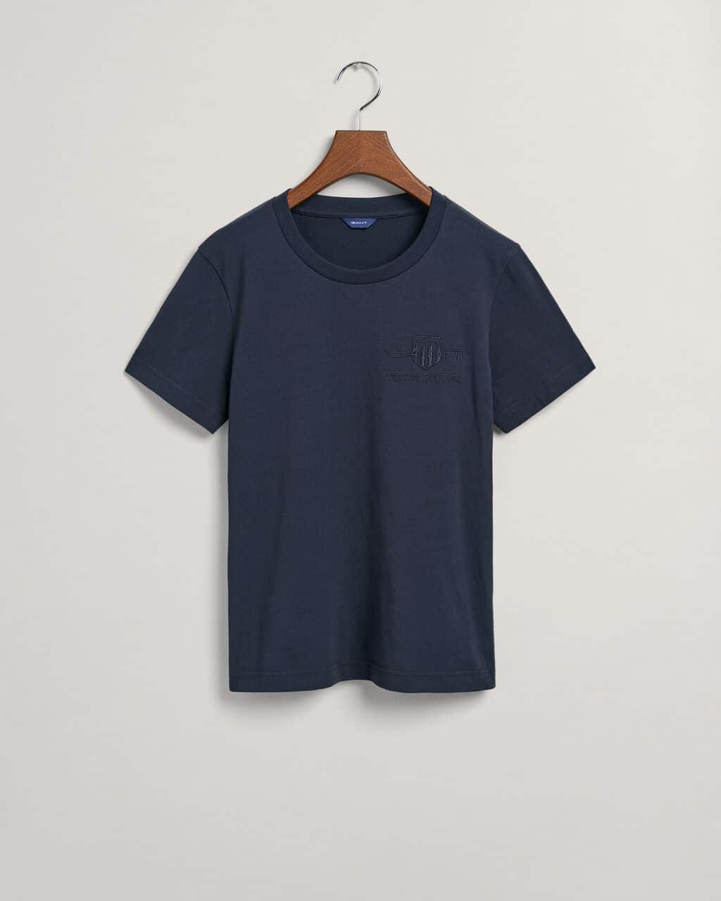 Gant Evening Blue Tonal Archive Shield T Shirt