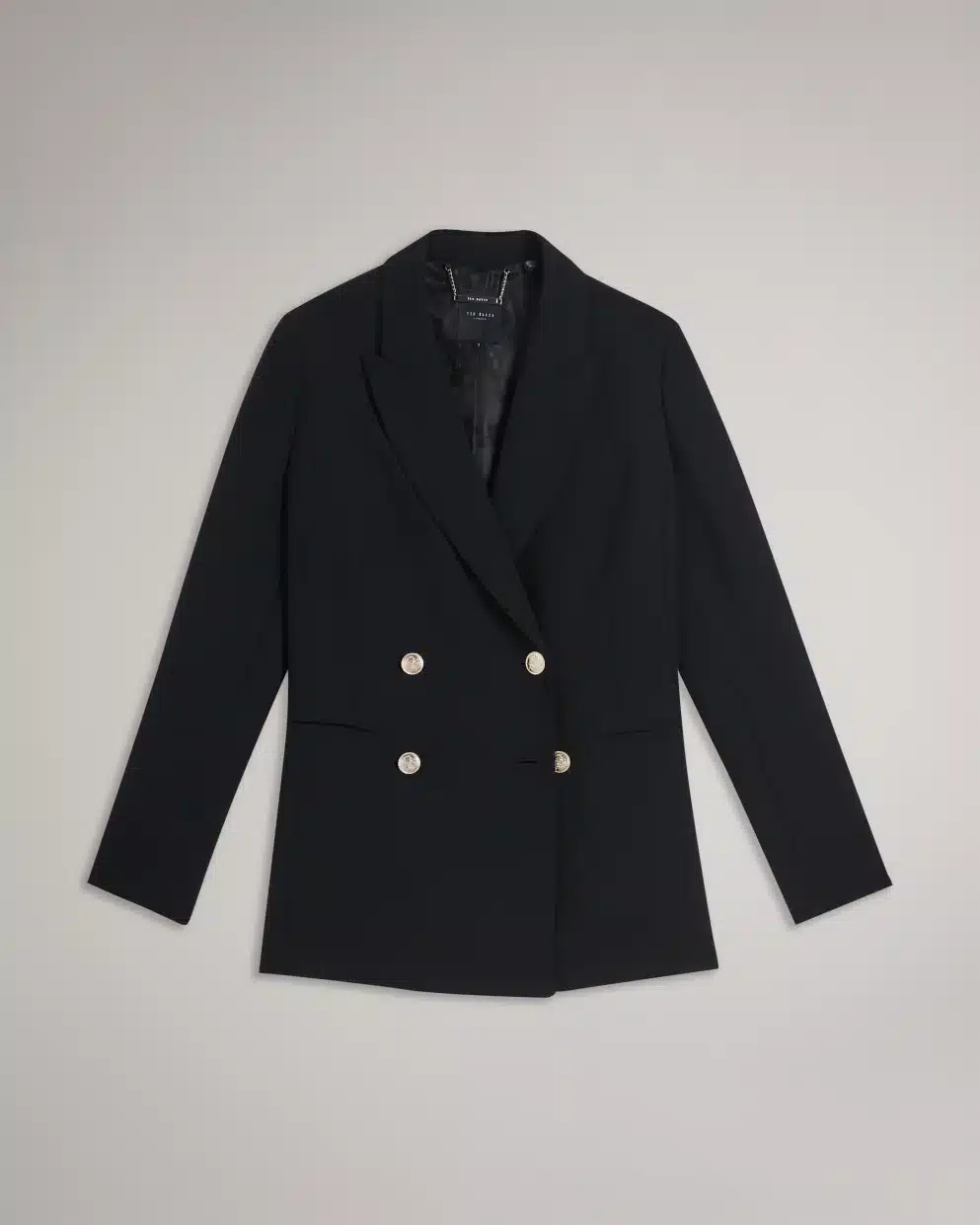 Ted Baker Black Llayladouble Breasted Jacket