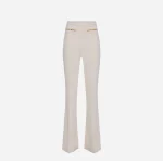 Elisabetta Franchi Palazzo Trousers In CrÊpe Fabric With Horsebits