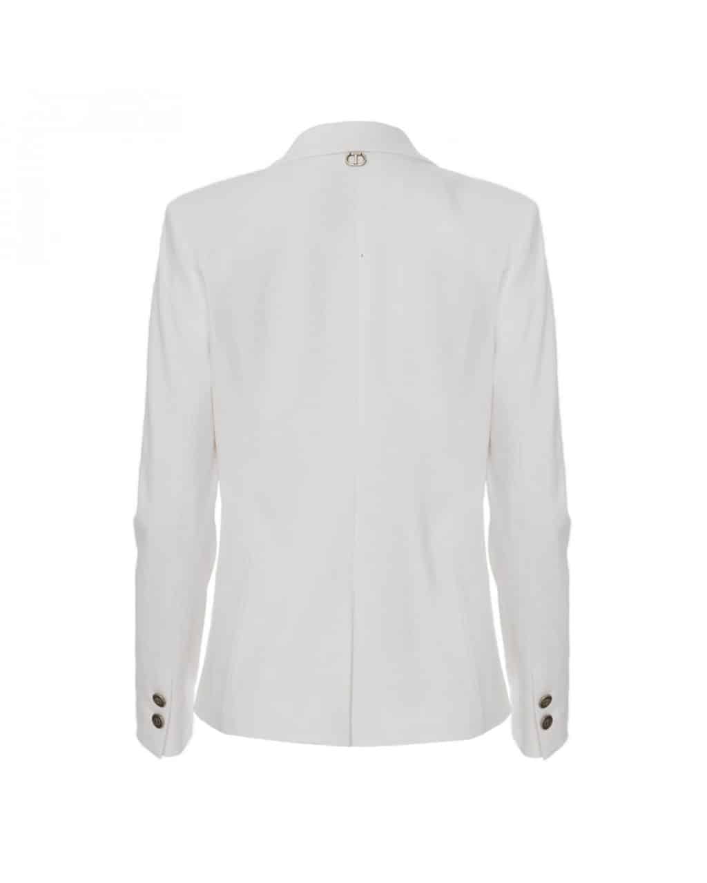 Twinset Blazer With Logo Buttons