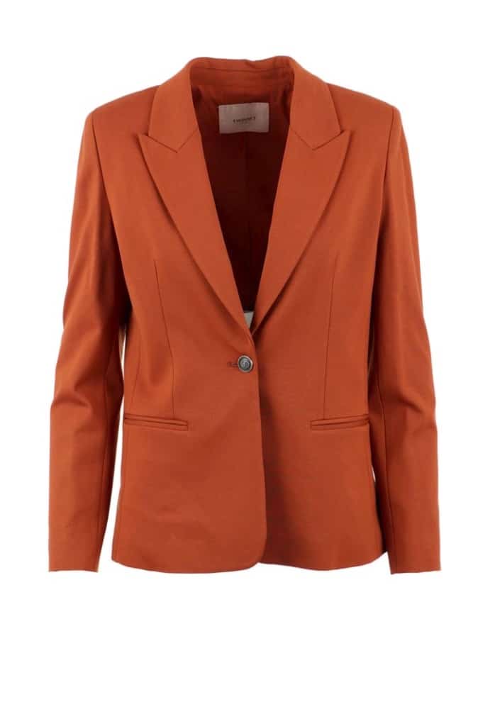 Twinset Blazer With Logo Buttons