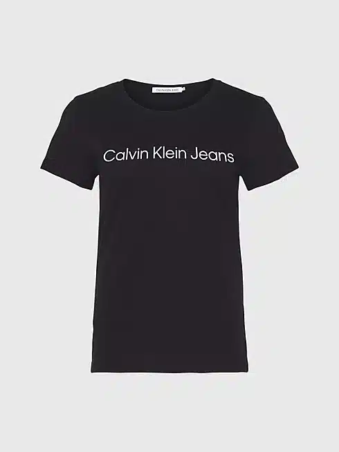 Calvin Klein Slim Organic Cotton Logo T Shirt