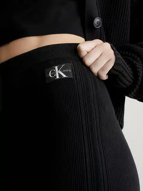 Calvin Klein Jeans Slim Ribbed Badge Joggers