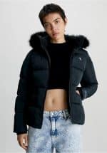 Calvin Klein Jeans Fitted Hooded Jacket