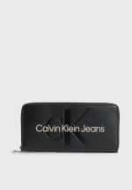 Calvin Klein Jeans Logo Zip Around Wallet