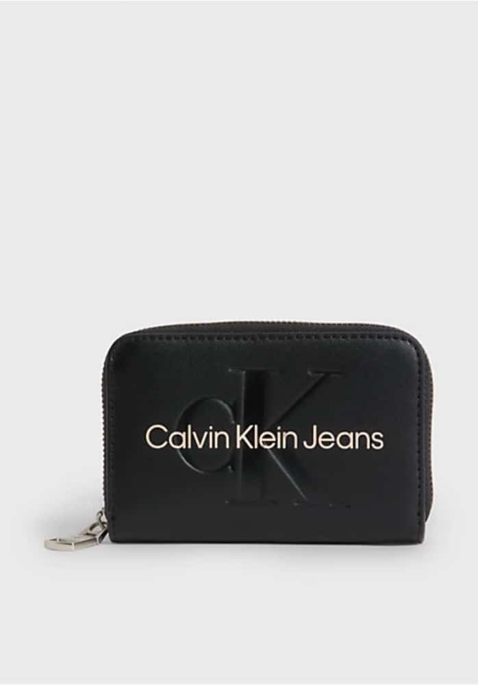 Calvin Klein Jeans Logo Zip Around Wallet