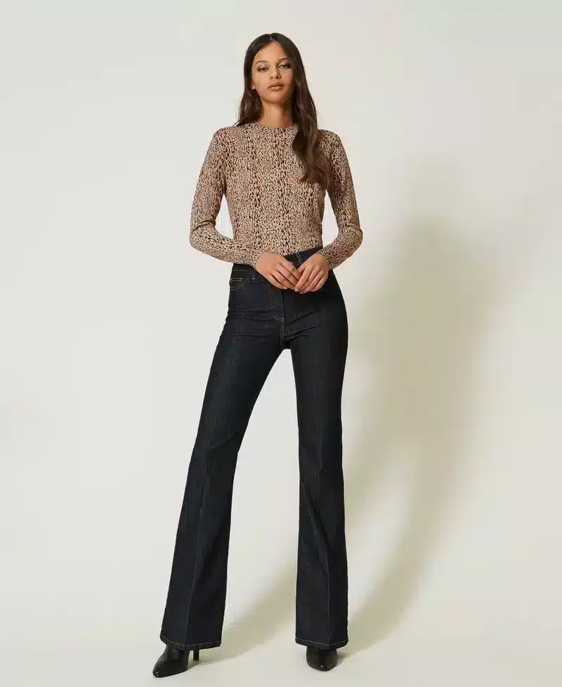 Twinset Five Pockets Flared Jeans