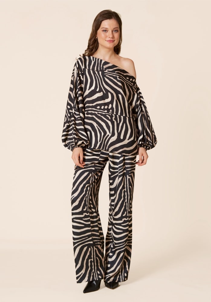 The House Of Angels Zebra Blouse