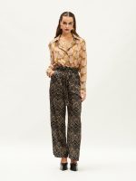 We Are High Waisted Wide Leg Pants Gatsby Black