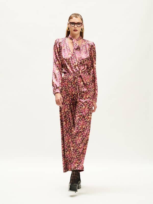 We Are Purple Peacock Palazzo Trousers