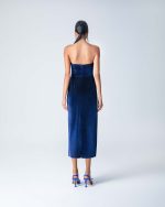 New Collection FOREVER YOUNG BLUE ADELE VELVET DRESS