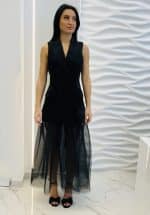 Evening VICOLO VELVET BLAZER WITH TULE