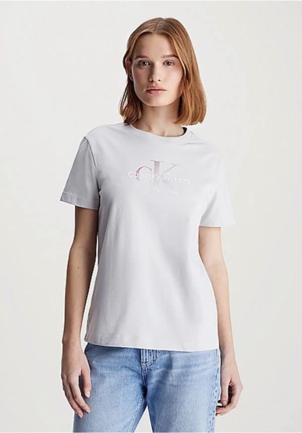 Calvin Klein Jeans Iridescent Logo T Shirt