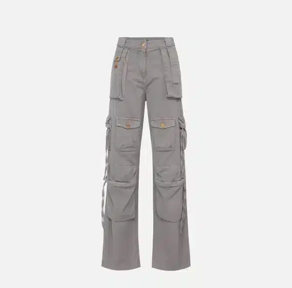 Elisabetta Franchi Cargo Jeans With Laces
