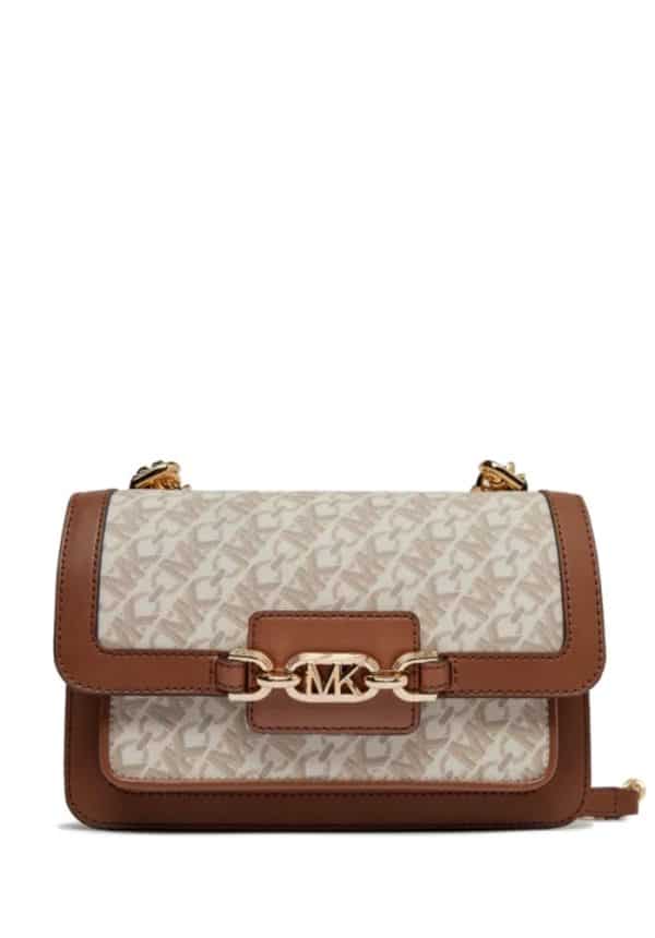Michael Kors Vanilla Luggage Large Shoulder Bag