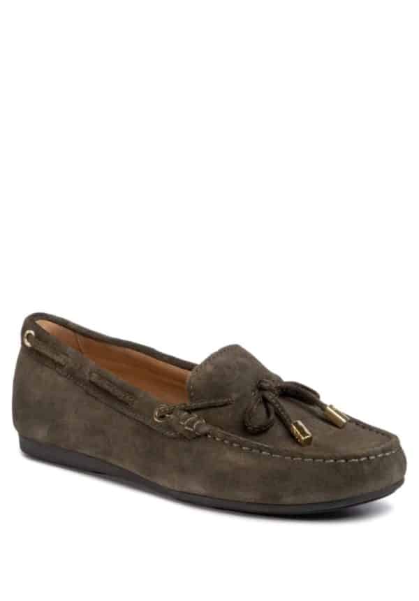 Flats MICHAEL KORS OLIVE SUEDE SUTTON MOC
