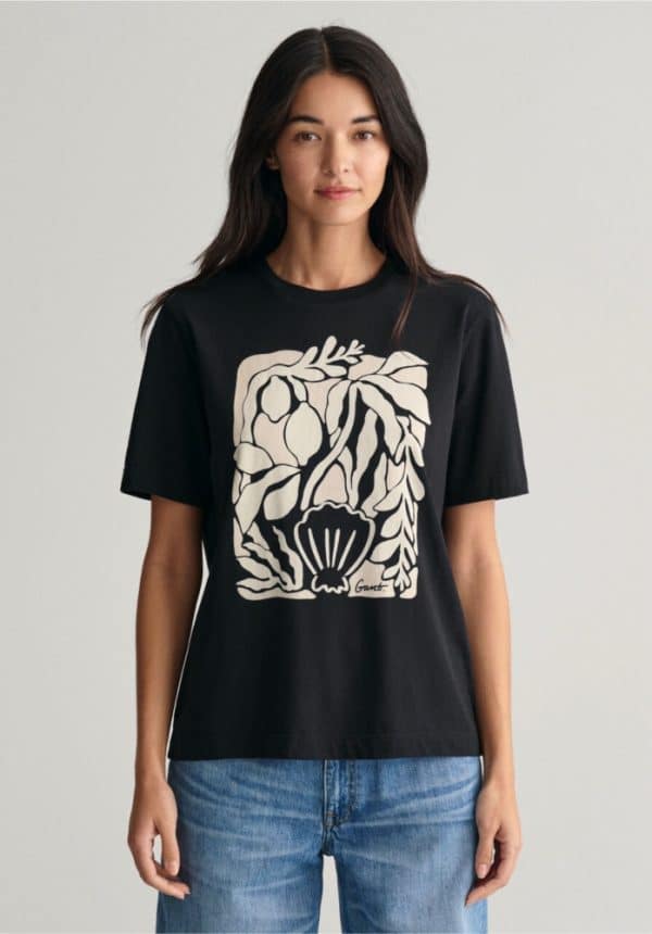 Gant Palm Print T Shirt