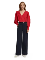 Clothing SCOTCH & SODA THE HANA HIGH-RISE WIDE LEG SAILOR PANT