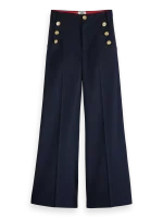 Clothing SCOTCH & SODA THE HANA HIGH-RISE WIDE LEG SAILOR PANT